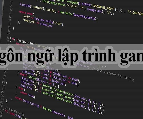 ngôn ngữ lập trình game