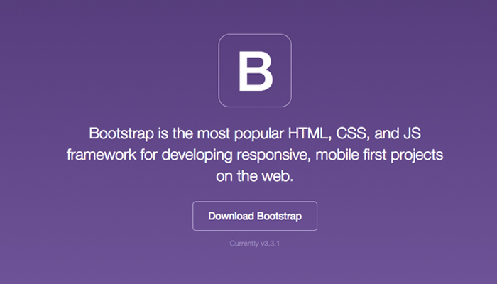 Framework front-end - Bootstrap