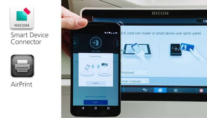 phần mềm hỗ trợ máy photocopy Ricoh Smart Device Connector