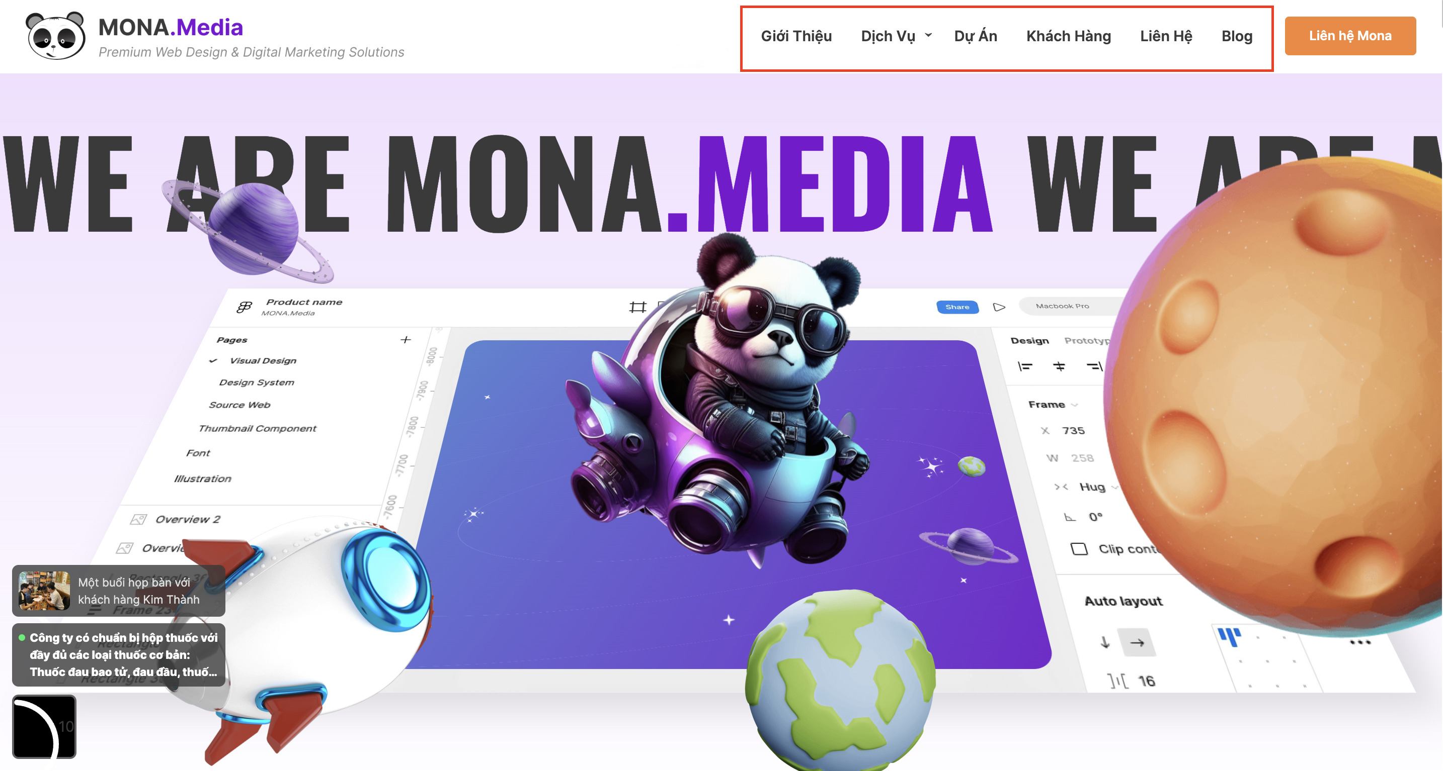Mona Media - Công ty thiết kế web nhập hàng chuyên nghiệp