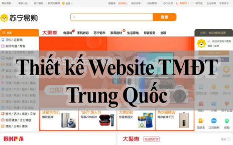 thiết kế website thương mại điện tử Trung Quốc