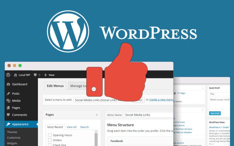 tạo nhanh tài khoản wordpress