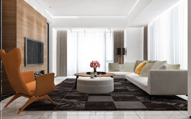 chọn màu cho ghế sofa theo không gian bày trí