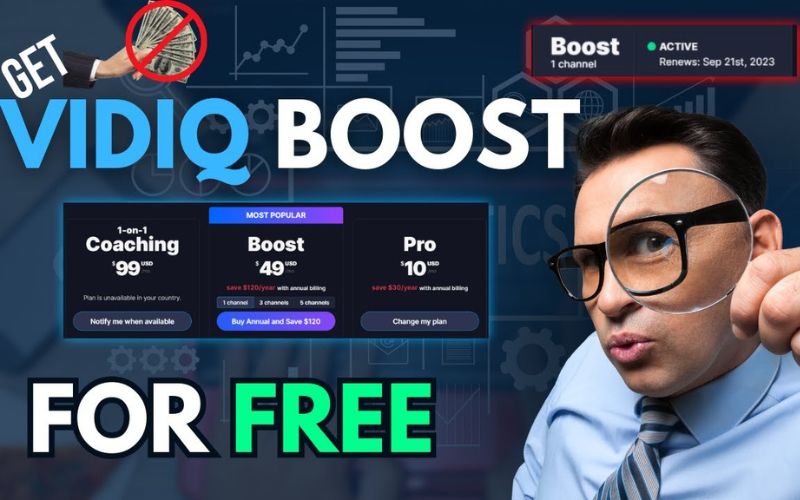 các công cụ bổ trợ trong VidIQ