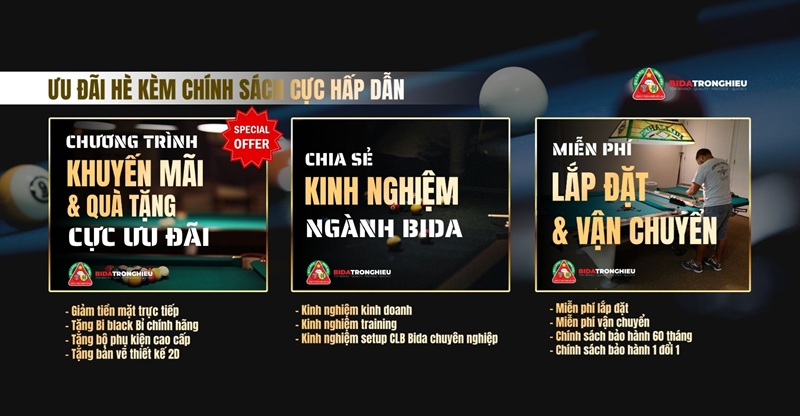 đơn vị bida trọng hiếu